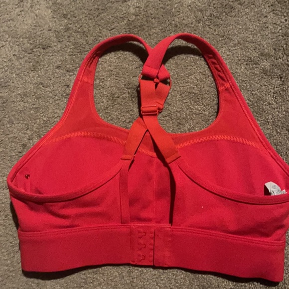 Red Lorna Jane sports bra. Sold out color. Size small - Picture 2 of 5